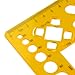 Zyhw Orange Plastic House Interior Design Architecture Furniture Drafting Tool Drainage Templates Ruler