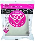 Hario V60 Misarashi Coffee Paper Filter (Size 02, 100 Count, White) (Kitchen)