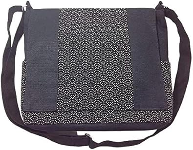 Amazon 江戸履物かん田 日本製 和柄 ショルダーバッグ スエード 印伝 青海波 肩掛け ボディバッグ 袋物 スマホケース 祭 神輿 太鼓 半纏 浴衣 甚平 作務衣 江戸 東京 京都 土産 旅行 トラベル 開運 金運 風水 誕生日 父の日 母の日