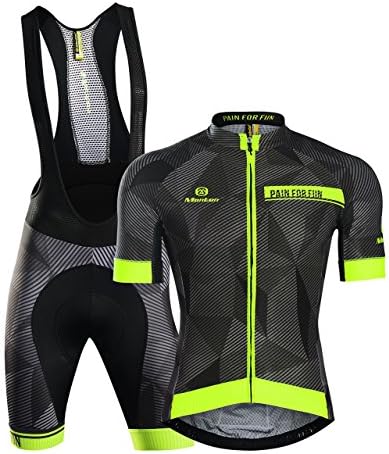 EVO Dawn Yellow Men's Cycling Jersey and Bibs Set size S