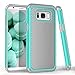 Samsung S8 Case, Galaxy S8 Case, Galaxy S VIII Case, TILL(TM) [Shock Absorption] Dual Layer Hybrid Armor Defender Protective Case Cover Shell for Samsung Galaxy S8/ S VIII 5.8Inch [Turquoise]