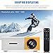 Mini Projector Portable 1080P LED Projector Home Cinema Theater Movie projectors Support Laptop PC Smartphone HDMI Input Great Gift Pocket Projector for Party and Camping(Yellow)thumb 2