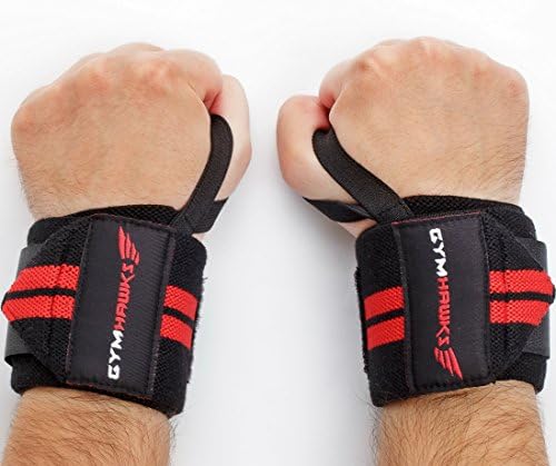 Wrist Wraps Weightlifting Crossfit Support - Suitable for Men and Women - 18" Perfect size