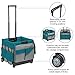 ECR4Kids ELR-0550B-TQ MemoryStor Universal Rolling Cart and Organizer Bag Set, Turquoise