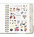 Bouquet Weekly 17 Month 2018-2019 Jumbo Spiral Planner with Stickers by Rifle Paper Co.