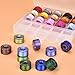 eBoot 25 Sewing Machine Bobbins with Assorted Colors Sewing Thread in Case Compatible with Brother/Babylock/Janome/Kenmore/Singer
