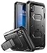 i-Blason Case for iPhone Xs Max 2018 Release, [Built in Screen Protector][Armorbox] Full Body Heavy Duty Protection Kickstand Shock Reduction Case (Black), 6.5"