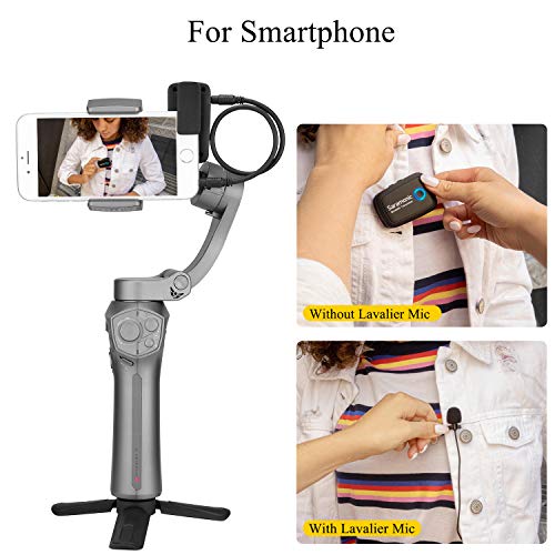 New 2.4GHz Wireless Microphone System for Camera Smartphones, Saramonic Blink500 Ultracompact Dual-channel Mic for DSLR, Mirrorless and Video Cameras, Mobile Devices Youtube Facebook Live (TRS & TRRS)