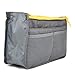RuiChy World Pride Nylon Handbag Insert Comestic Gadget Purse Organizer (Grey)