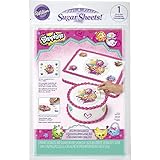 Wilton 710-7117 Shopkins Peel and Place Sugar Sheets Assorted