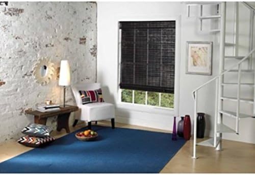Exotic Look Espresso Bamboo Cord Lock Roman Shade, 48" x 64"