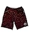 INTO THE AM Zodiac Galaxy Print Athletic Shorts, Men's Board Shorts for Basketball, Swim, Gym, & Workout