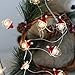 Battery Operated Christmas Lights Decorative String Lights LED 20 Santa Claus Novelty Fairy Lights Flexible Copper Wire Indoor Decoration Lights for Christmas,Holidays,Party (Santa Claus)