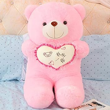 yfkjh Juguetes de Felpa, Osos de Peluche Abrazando Osos, muñecas de Oso Grande, muñecas, Regalos de cumpleaños para Las niñas 60 cm Pink te Tiene Toda mi Vida: Amazon.es: Juguetes y juegos