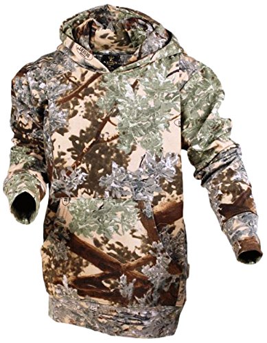 King's Camo Kids Cotton Hunting Hoodie, Desert Shadow, Large