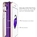 iPhone 7 Case, LK [Moxie Series] Shock Absorption Hybrid Armor Defender Protective Case Cover for Apple iPhone 7 (Purple)