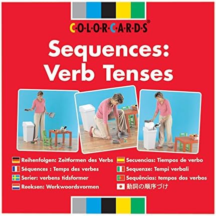 Color Cards: Sequencers: Verb Tenses