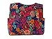 Vera Bradley Pleated Tote Zip Top Bag (Floral Fiesta)