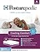 Sealy Posturepedic Cooling Comfort Fitted Mattress Protector, Queen, White