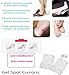 Heel Cushion Pads - 4D Too Big Shoes Inserts (3 Pairs) High Heel Cushions (Black)