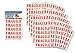 Tag-A-Room Color Coded Home Moving Alert Box Label Stickers (Fragile)