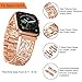 Compatible with Apple Watch Band 40mm 38mm Series 4 3 2 1 iWatch Bands Women, Fresheracc Bling Metal Floral Jewelry Wristband Replacement Straps