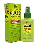 Mosquito Guard Repellent Spray (4 FL Oz ) Made with 100% All Natural Plant Based Ingredients - Citronella, Lemongrass Oil , NON- TOXIC, NO DEET. Safe for kids and adults, Insect and Bug Repellent