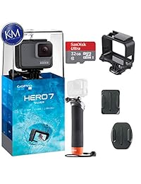 Cámara de acción GoPro Hero 7 (plateada) con un juego de acción esencial