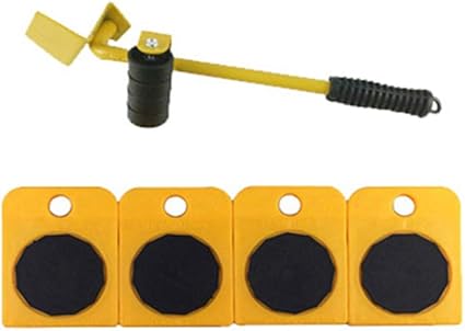 Simplem 5 In 1 Oggetto Pesante Strumento Mobile Per Oggetti Pesanti Giallo Amazon It Fai Da Te