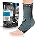 POWERLIX Ankle Brace Compression Support Sleeve (Pair) for Injury Recovery, Joint Pain and More. Plantar Fasciitis Foot Socks with Arch Support, Eases Swelling, Heel Spurs, Achilles Tendon primary
