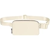 INTINI Fanny Pack Everywhere Mini Belt Bag Small Crossbody Waist for Women Men (S - White)