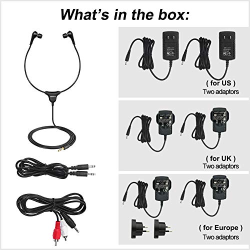 Casco Inalámbrico Para Televisión Auriculares Inalámbricos Para TV - Main Image