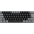 Titorion Teclado Mecânico Gamer Cinza 60% Hot Swap Switch Brown Vermelho ABNT2 USB TE002 | Amazon.com.br
