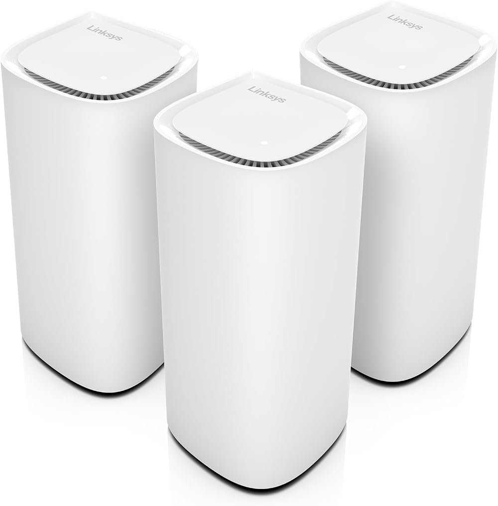 Linksys Velop Pro 7 Mesh WiFi 7 System MBE7003 Tri-Band 10Gbps 825sqm 600