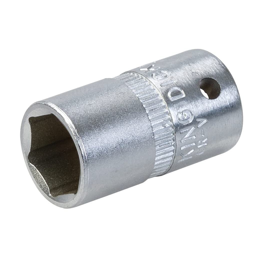 King Dick Socket Magnetic SD 1/4" Metric 6pt 10mm (ESM410M)