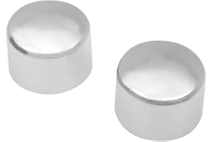 HILL COUNTRY CUSTOM CYCLES Hill Country Customs Chrome Rear Axle Nut Cover Caps for 2000-2007 Harley Softail models - HC-14-0450