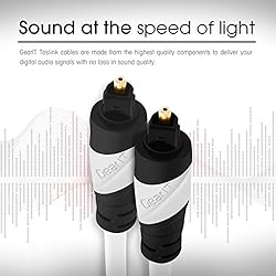 Toslink Digital Optical Audio Cable, GearIT Pro