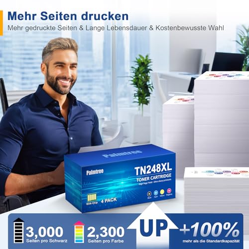 TN248XL TN248 Compatible with Brother MFC-L3760CDW Toner Brother MFC-L3740CDW Toner Brother MFC-L3740CDWE Brother DCP-L3560CDW TN 248 Brother DCP-L3520CDWE MFC-L8390CDW Brother HL-L3240CDW HL-L3220CDW Cwe c
