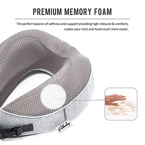 Travel Pillow for Airplane Memory Foam Neck Support Travel Pillows