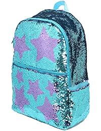 Sequin School Backpack for Girls Kids Cute Elementary Book Bag Bookbag Teen Glitter Sparkly Back Pack