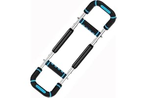 RENRUI Twister Arm Trainer, Adjustable 5 Resistance Levels (40-130 lbs) Chest & Arm Workout Equipment for Men & Women, Ergonomic Home Gym Strength Trainer with Anti-Slip Handles & Carry Bag