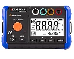 YuqiaoTime Victor 4106A Earth Resistance Tester