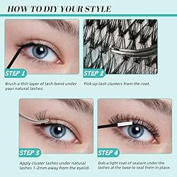 Lash Extension Kit 320Pcs,DIY Individual Lashes