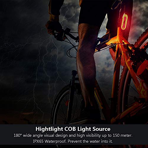 G Keni Smart Bike Tail Light, Brake Sensing Rear Lights, Auto On/Off