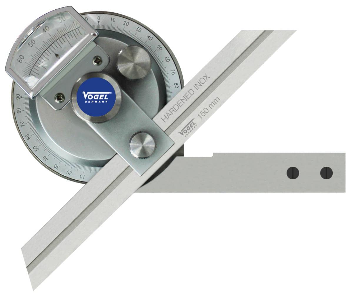 VOGEL 321220 - Transportador de ángulos Universal Largo reglas 150/200/300 mm