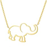 VAttract Elephant Necklace for Women Elephant Pendant Necklaces Good Luck Jewelry, Birthday Gift, Mother's Day Gift, 16 Inch