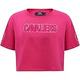 Pro Standard NBA Womens Womens NBA Classic Triple Pink Cotton Short Sleeve Boxy Tee