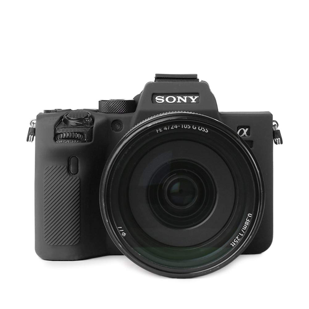 Kinokoo Silicone Case for Sony A7R IV, Black (Not Water Resistant)