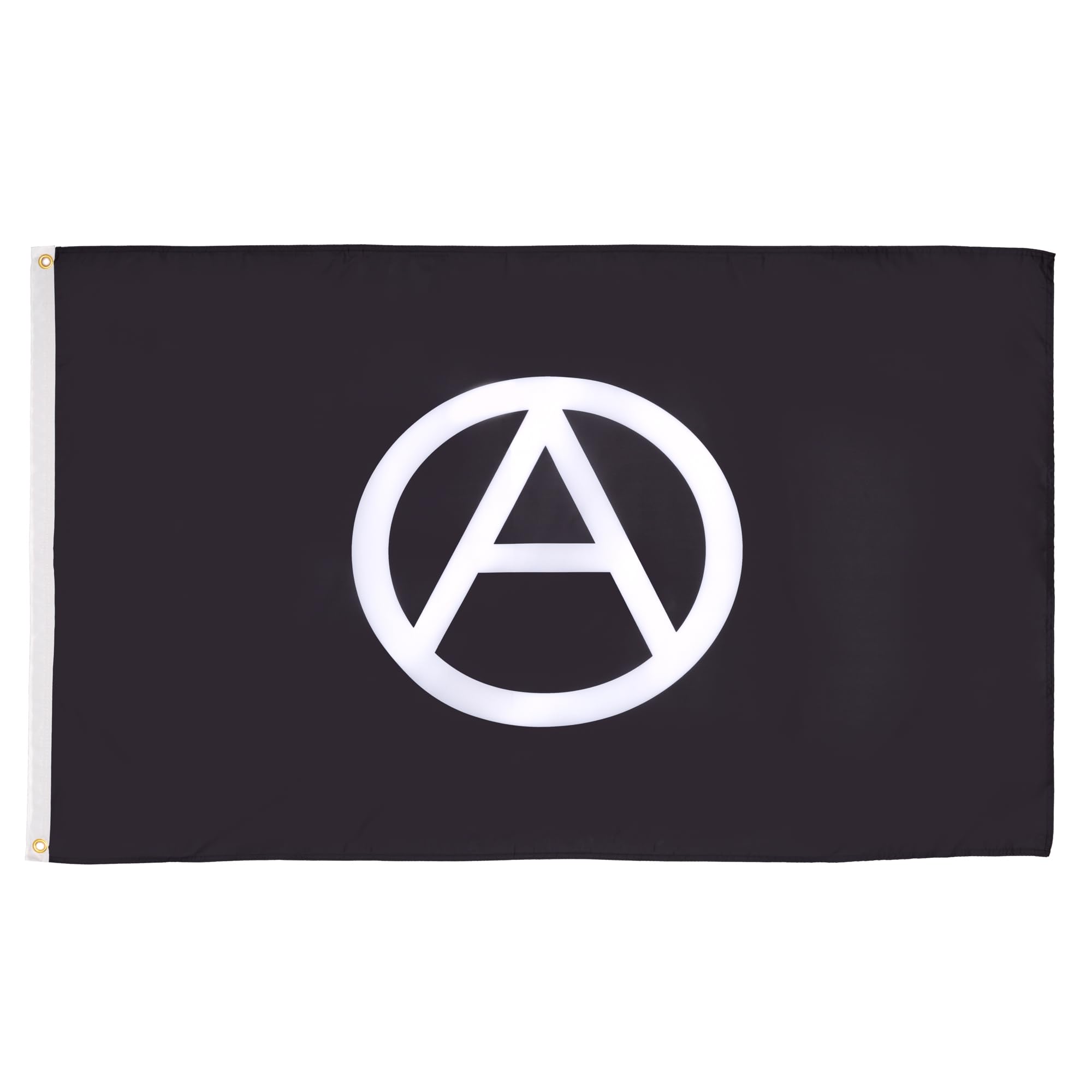 AZ FLAG - Anarchy Flag - Large 5x8 Ft - 100D Polyester Arnachism Movement Big Banner with Two Metal Grommets - Fade Resistant - Vivid Colors - 5' x 8' Feet - 250x150 Cm
