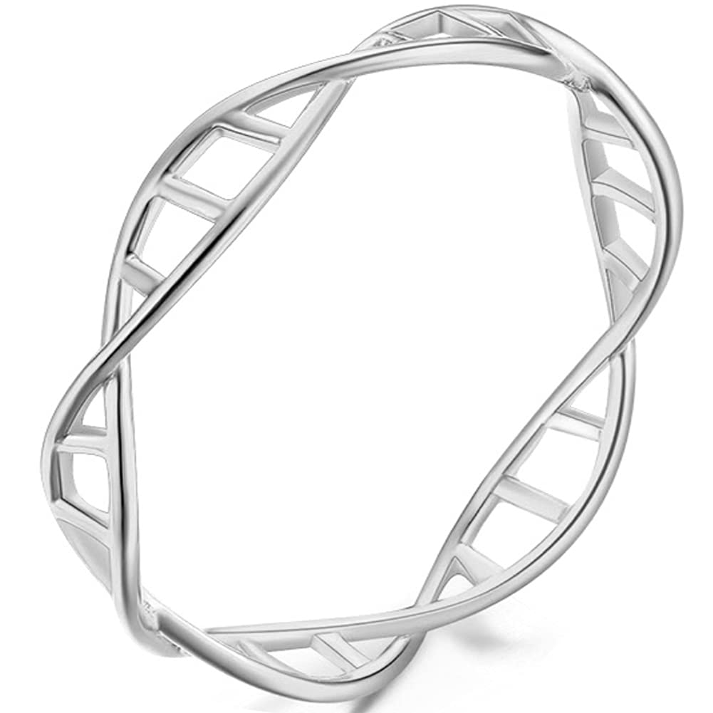 Helen de Lete Innovative DNA Sterling Silver Open Ring